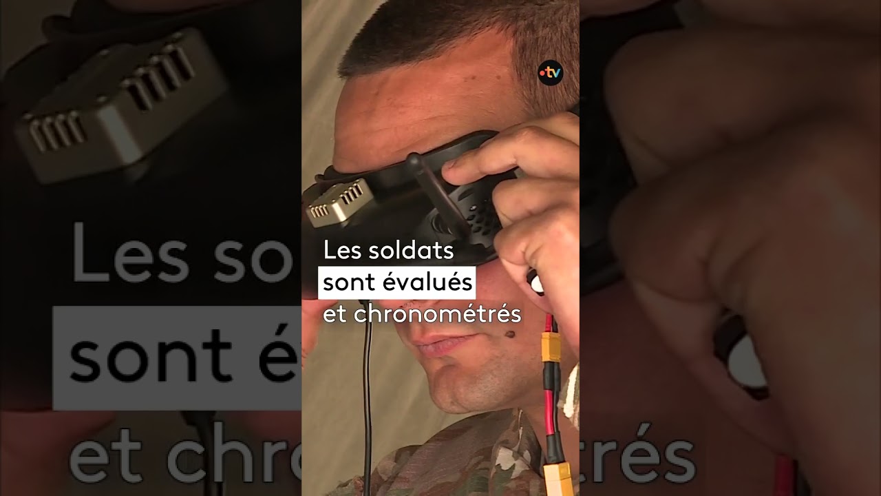 Des dizaines de soldats s'exercent au drone, un outil de surveillance et une arme incontournable 🪖