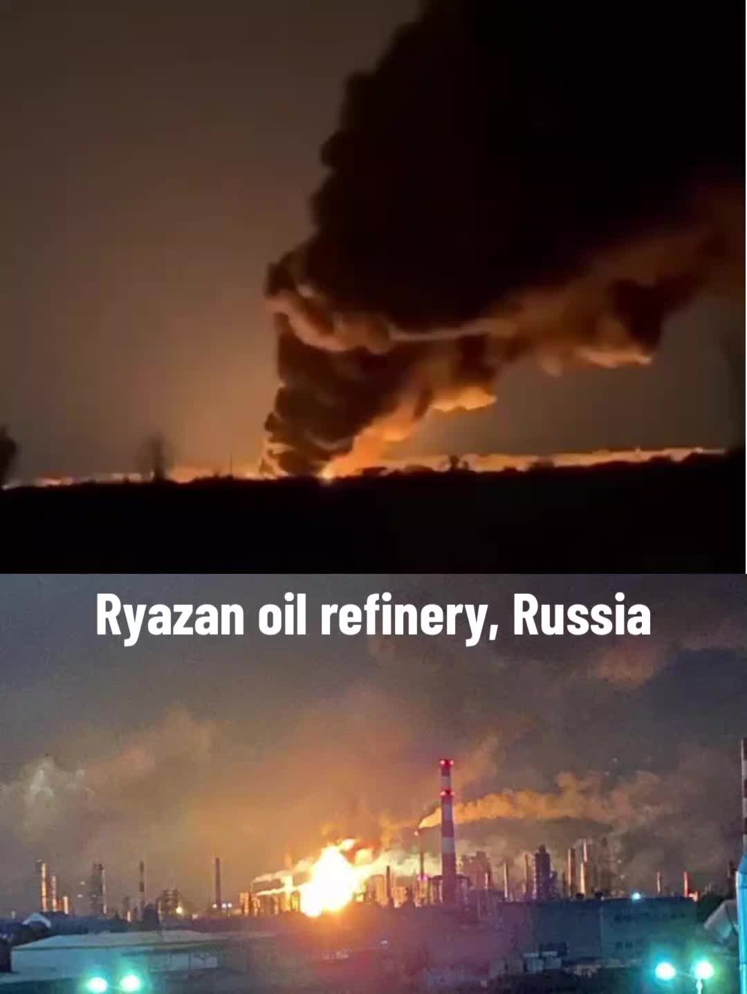 Les drones ukrainiens ont frappé plusieurs installations de pétrole russe pendant la nuit, y compris Ru