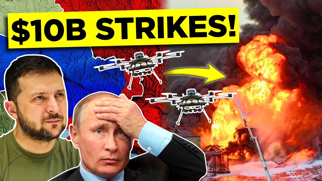 Tout a disparu… La guerre des drones en Ukraine en 2025 DÉVASTE la Russie