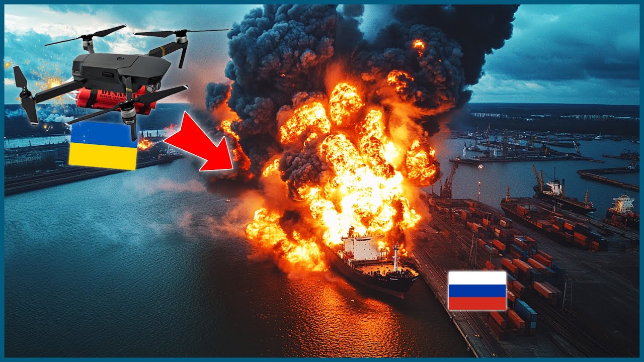 Des drones ukrainiens frappent un port russe : voici ce qui s'est passé