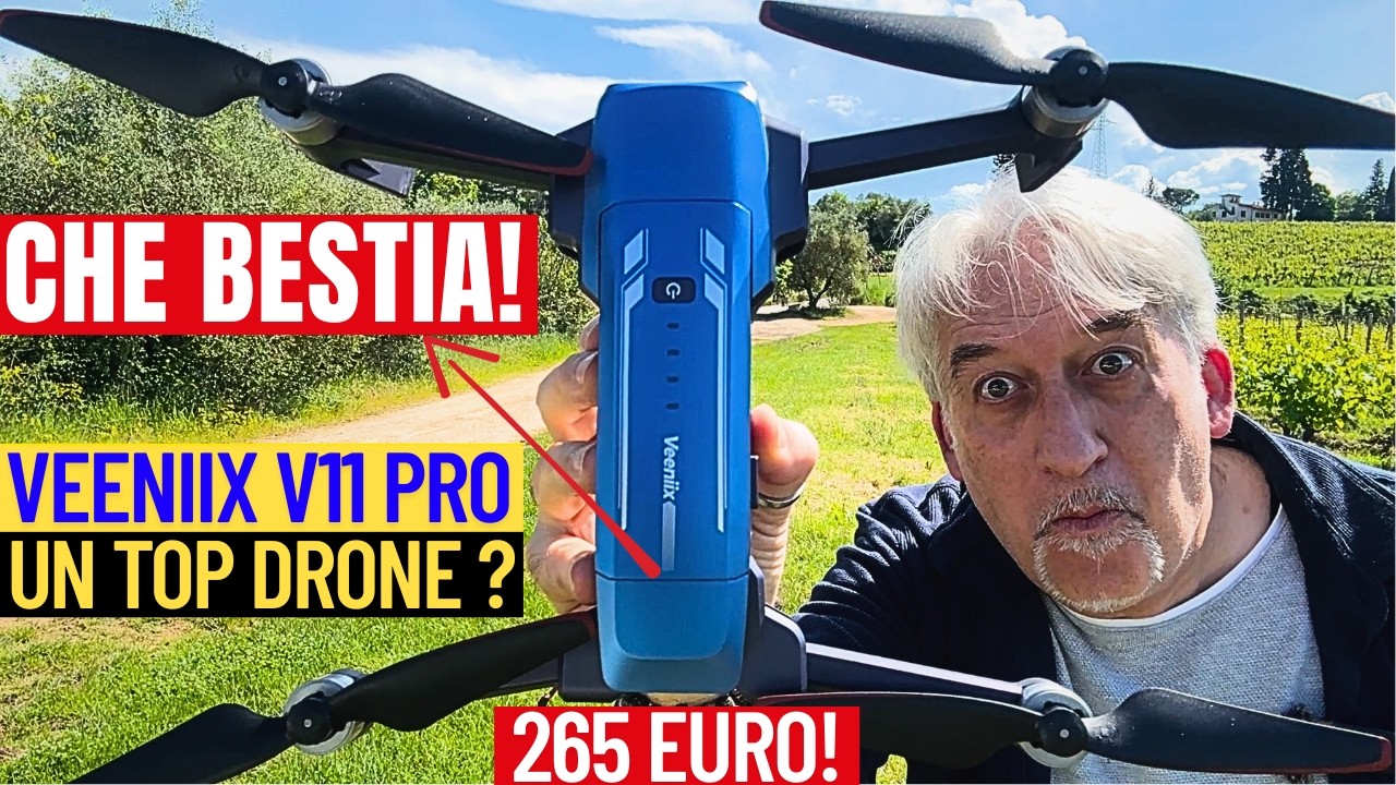 è un DRONE TOP? ECCO il Veeniix  V11PRO, con 8K - VEDIAMO TUTTI i DETTAGLI