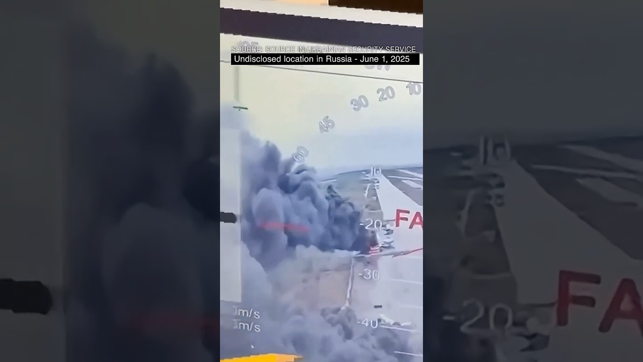 Ukraine Drone Strikes Hit Nuclear Bombers Deep Inside Russia