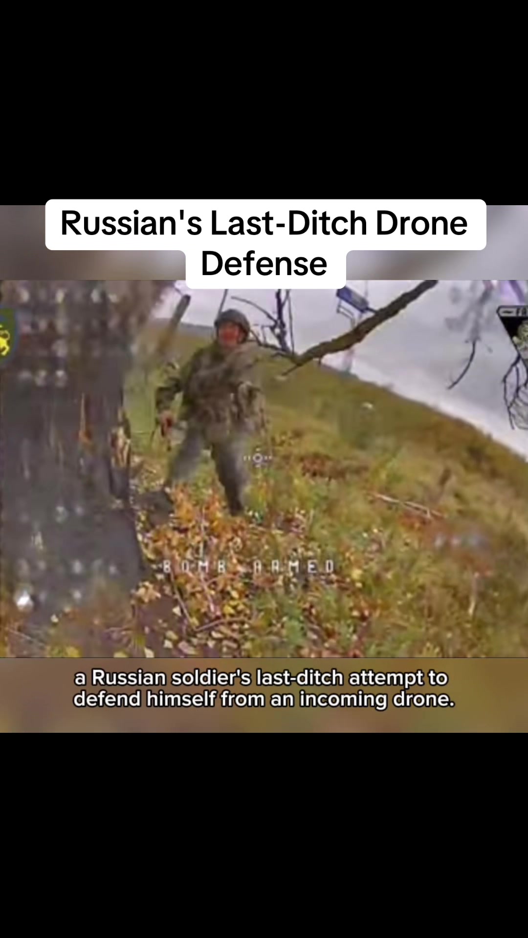 Cette courte séquence provient du groupe ukrainien Fatum, une unité de drones qui