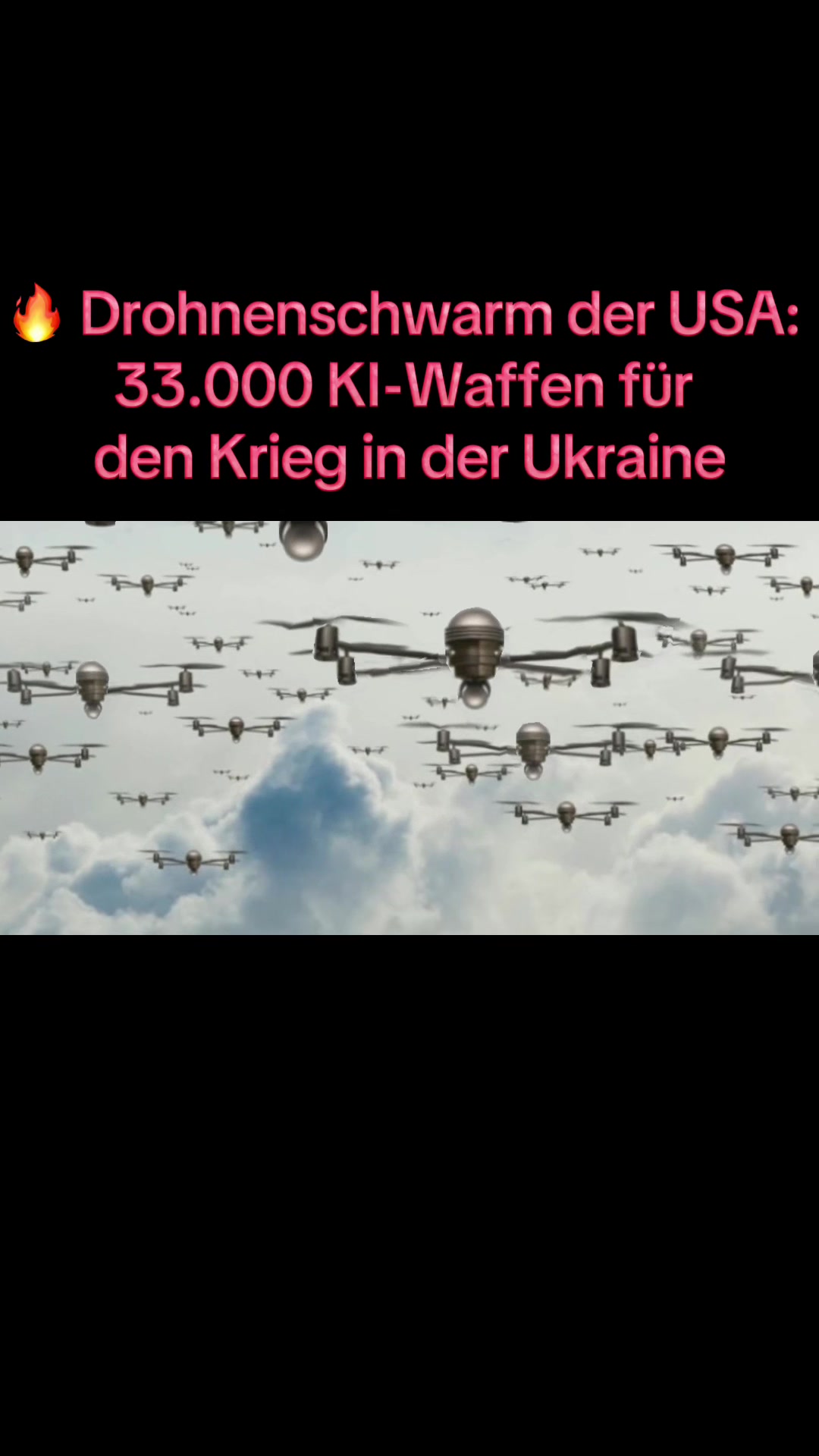 L'essaim de drone américain: 33 000 armes d'IA pour la guerre en Ukraine aux États-Unis
