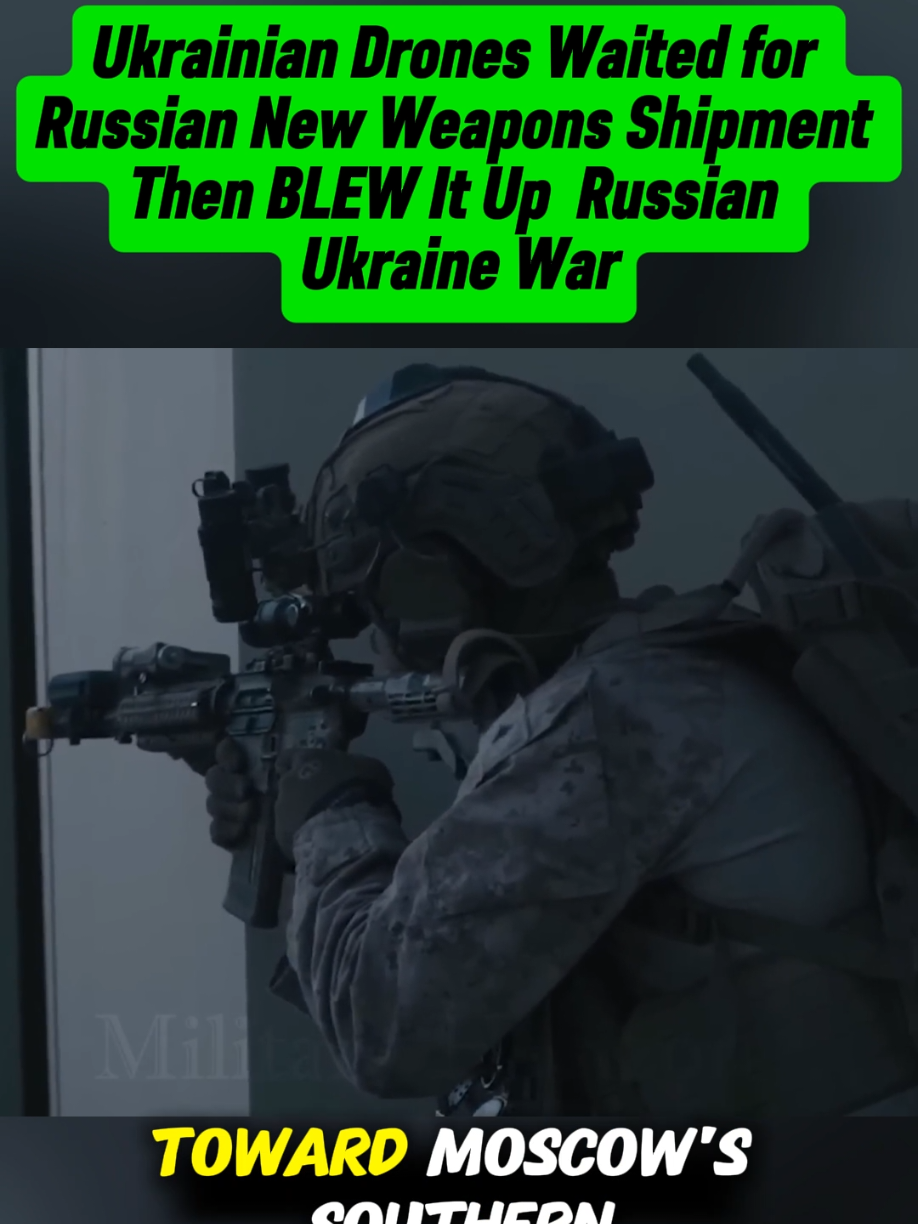 Des drones ukrainiens attendaient une nouvelle livraison d’armes russes, puis les ont fait exploser en Russie
