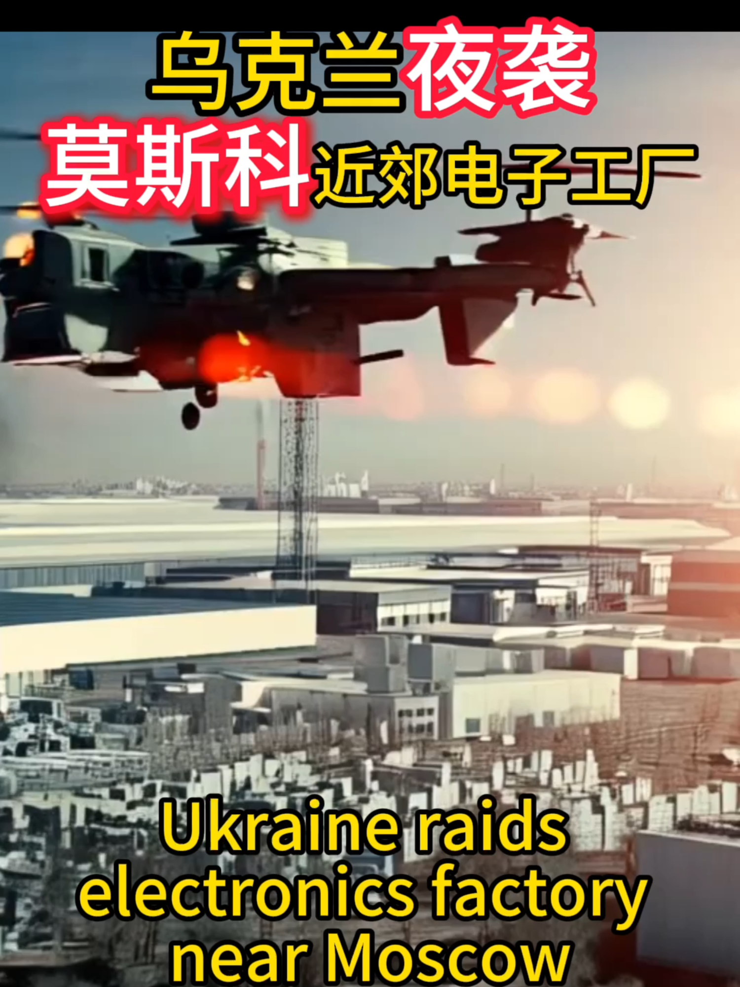 Ukraine Raids Electronics Factory près de Moscou! Drone Attaque de Moscou Factory Russie-Ukrainien War Military Chips Russian News Spreads