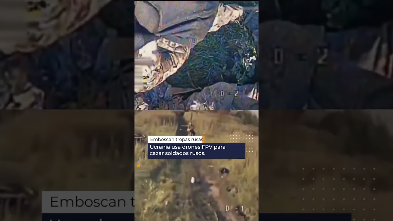 🤖 La Guerra cambió | FPV Drones ucranianos emboscan infantería rusa en el frente 💥