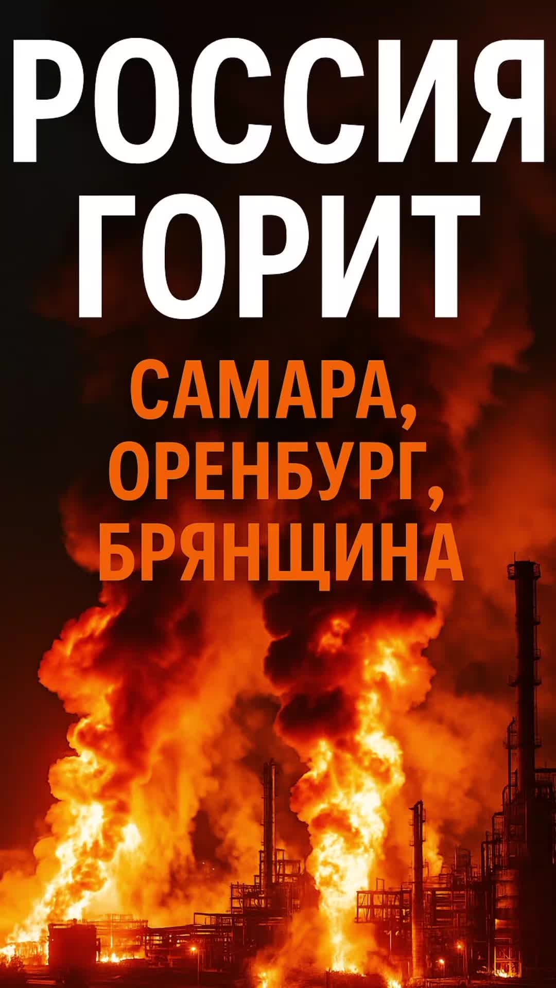 Nuit infernale en Russie - attaquée par des drones et des partisans. Les champs de pétrole et de gaz brûlent