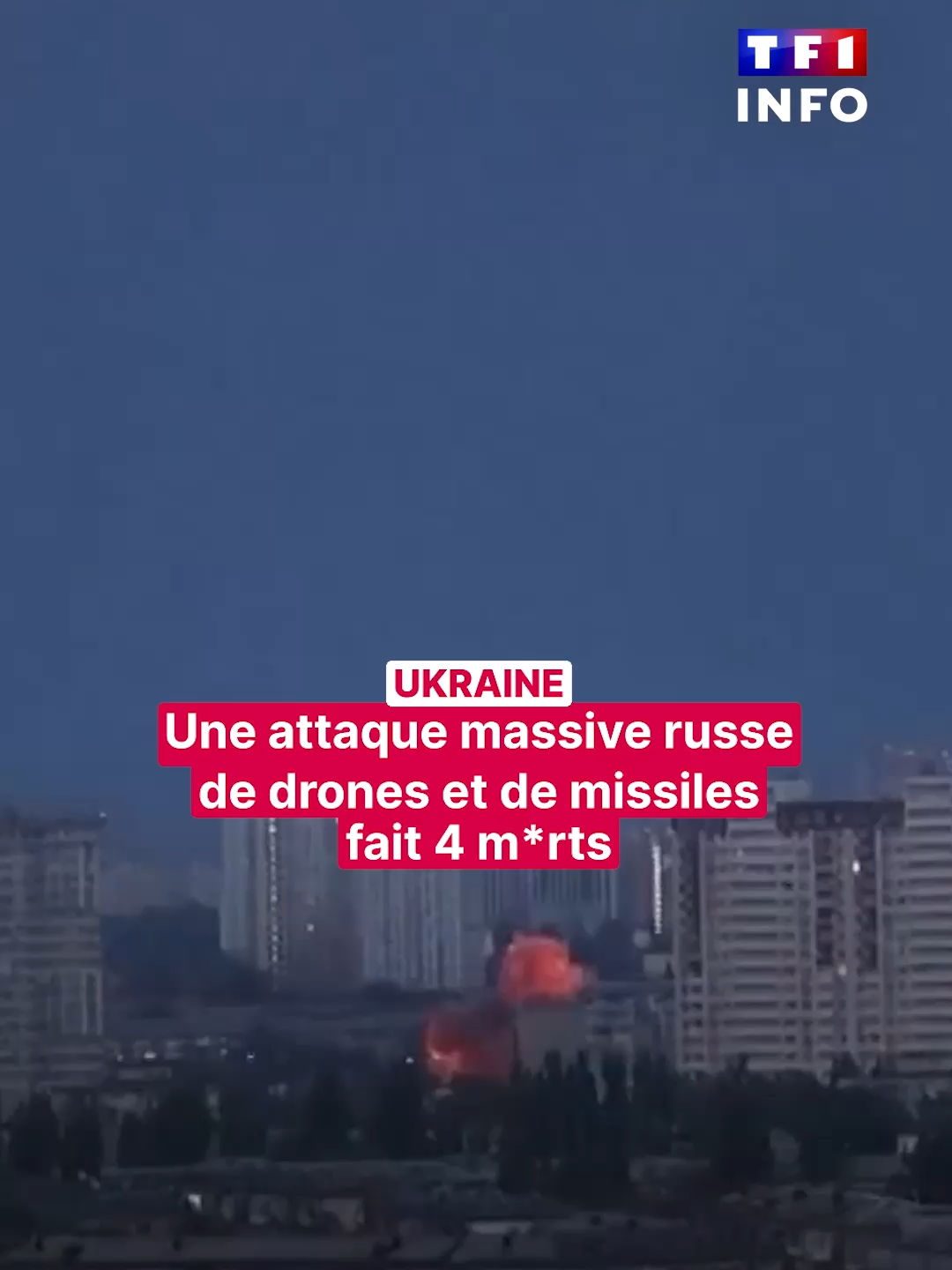 L'Ukraine a accusé dimanche la Russie d'avoir lancé dans la nuit une attaque ma