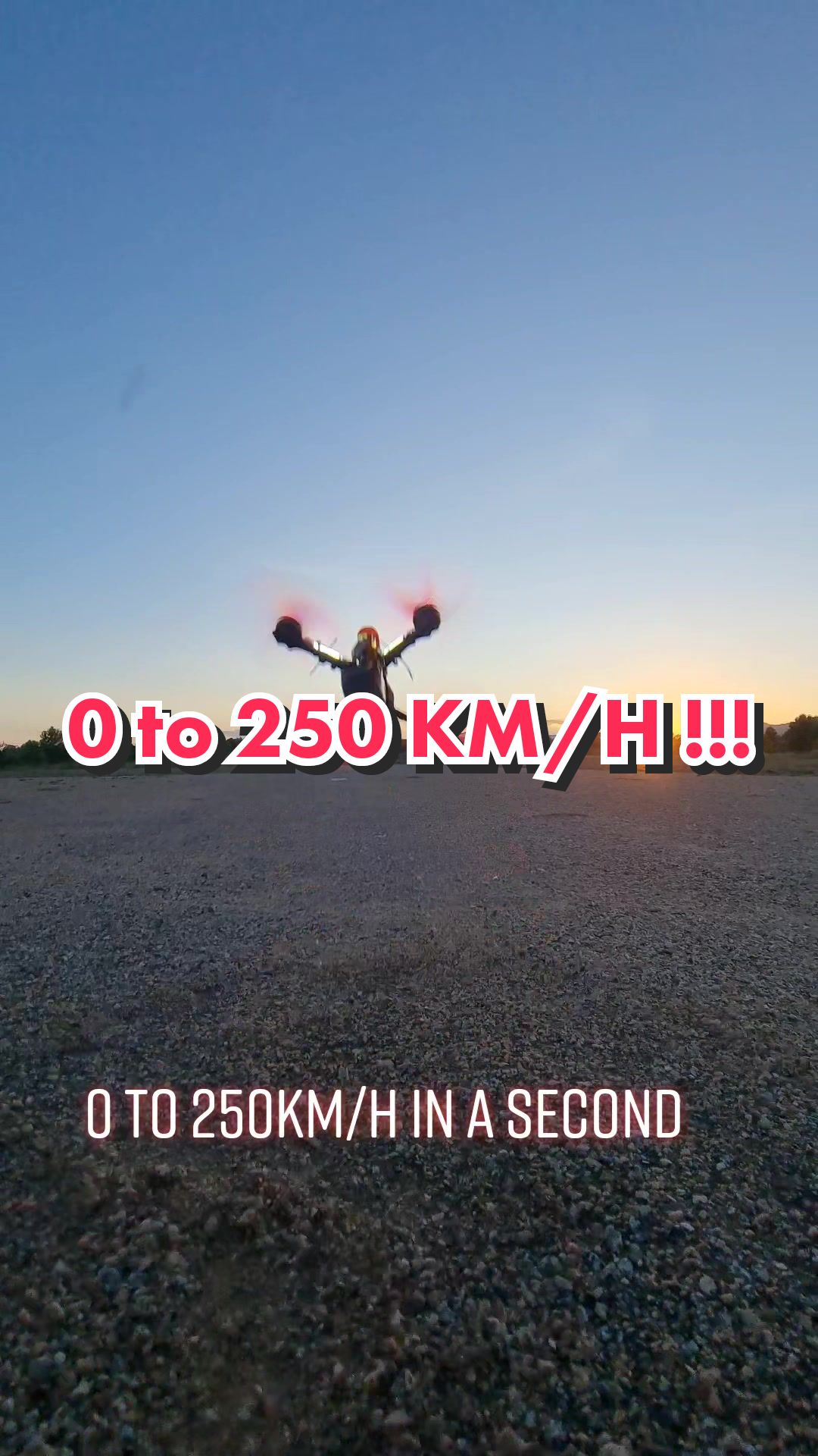 0 à 250 km/h en une seconde
