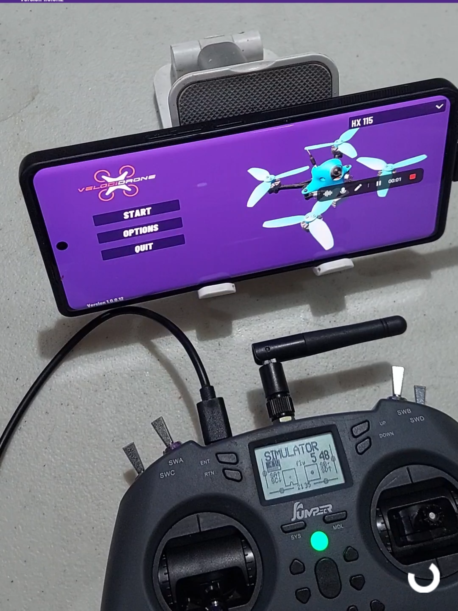 Velocidrone Simulator - Carte du port maritime - Chantier naval Pylonigon