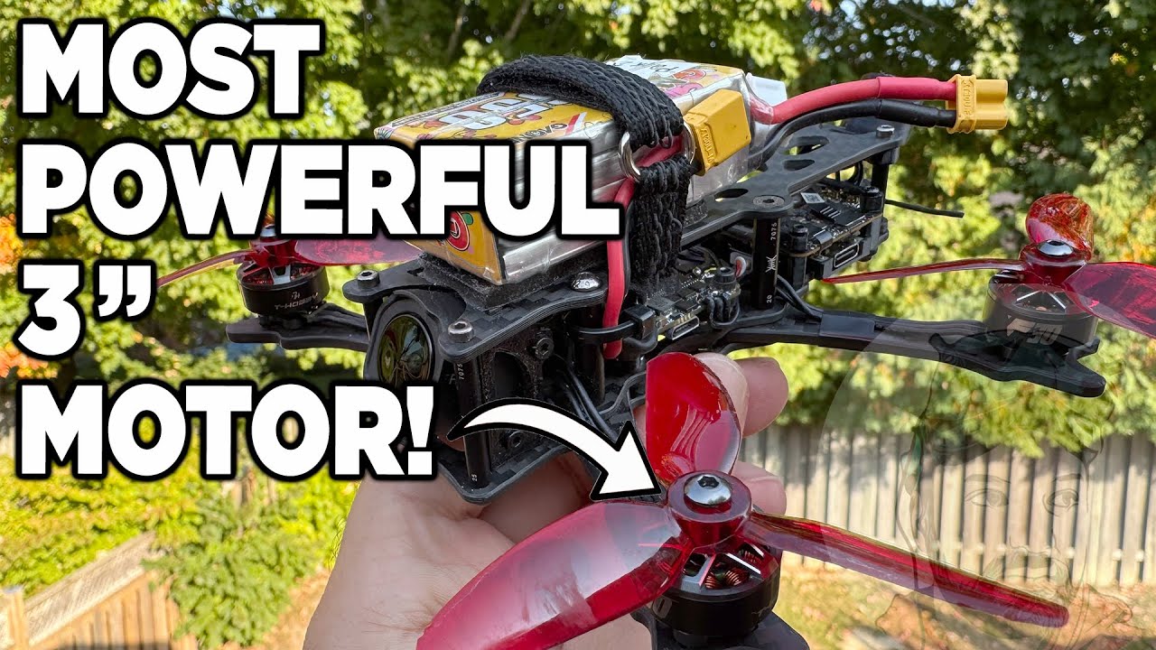 I'm First To Review These Extremely POWERFUL 3" Motors! 🤓 | T-Hobby F30 3" Freestyle 1404