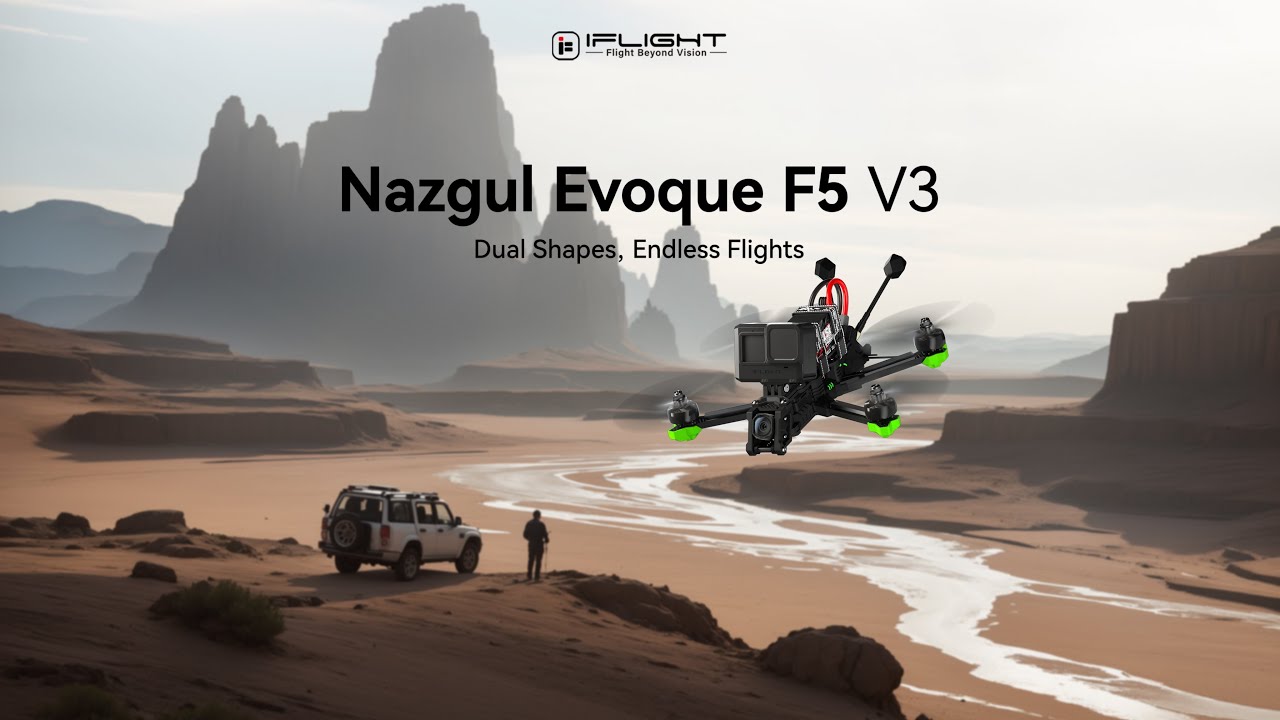 Introducing Nazgul Evoque F5 V3 | Dual Shapes, Endless Flights