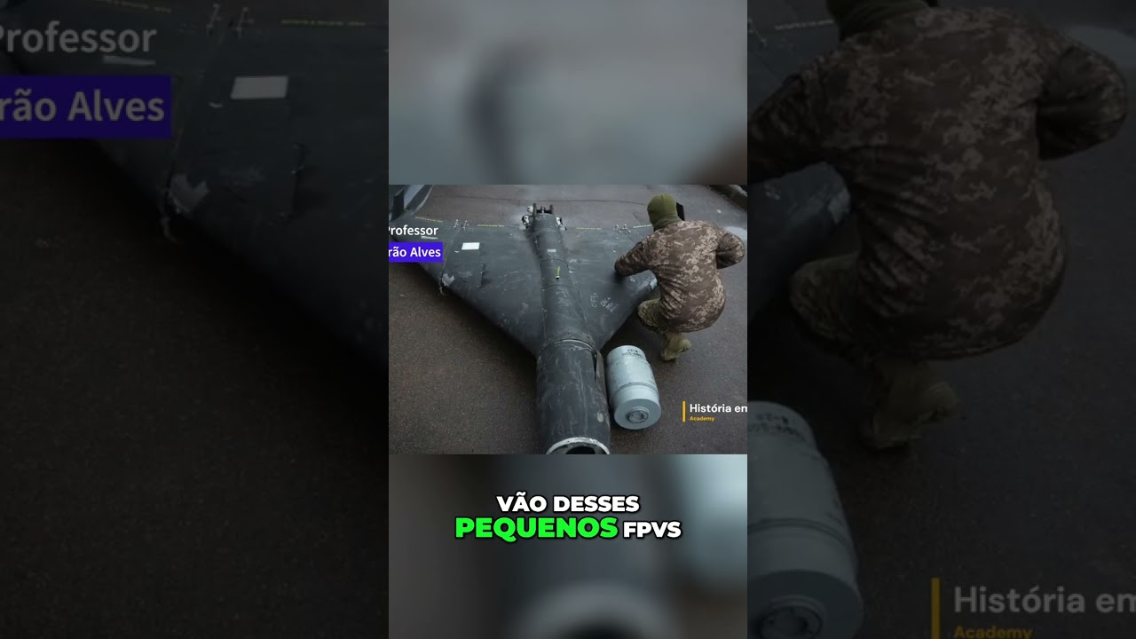 Drones na Guerra da Ucrânia: Bombas Voadoras e Ataques! #shorts