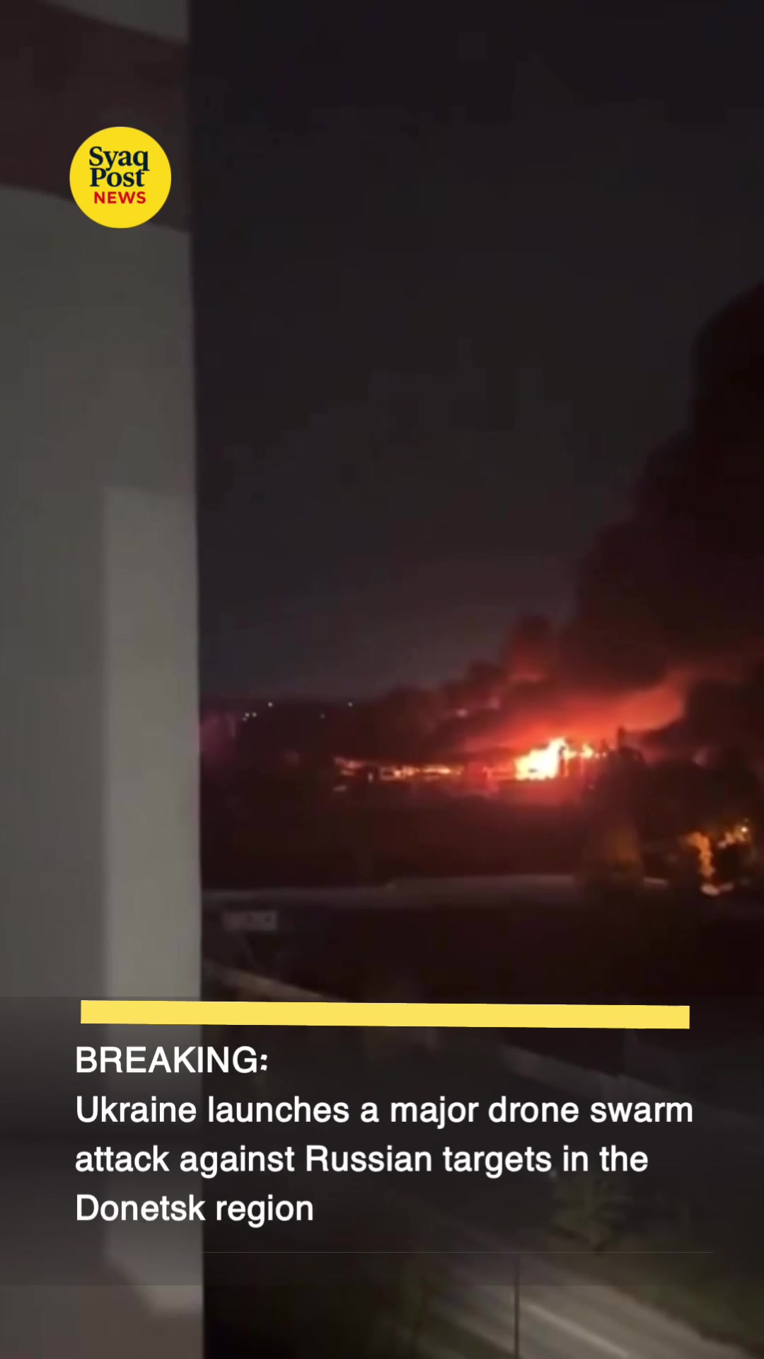 RUPTURE : L’Ukraine lance une attaque majeure par essaim de drones contre des cibles russes