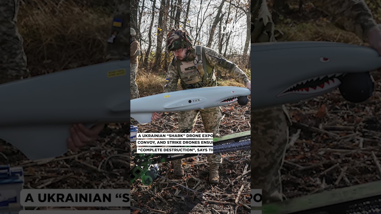Un drone ukrainien « Shark » détruit le stock d'artillerie russe | Guerre
