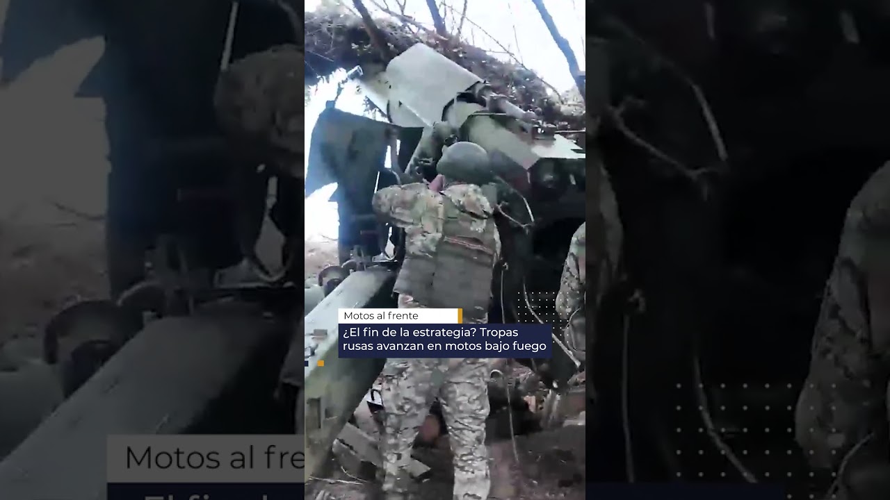 🇷🇺🏍️Motos al frente | Nueva táctica rusa para evadir drones en Ucrania