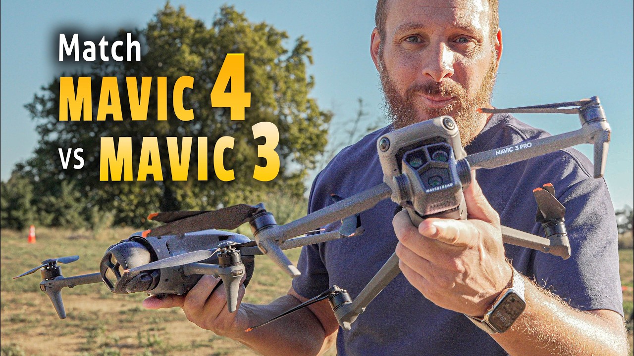 Comparatif drone MAVIC 3 Pro contre MAVIC 4 Pro
