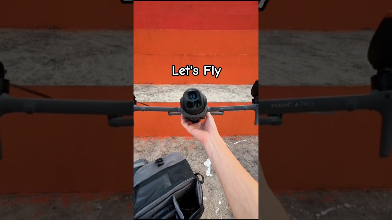 DJI Mavic 4 Pro Set-up & Takeoff 🛫 #dji #drone #shorts #shortsfeed #viralshorts #youtubeshorts #fpv