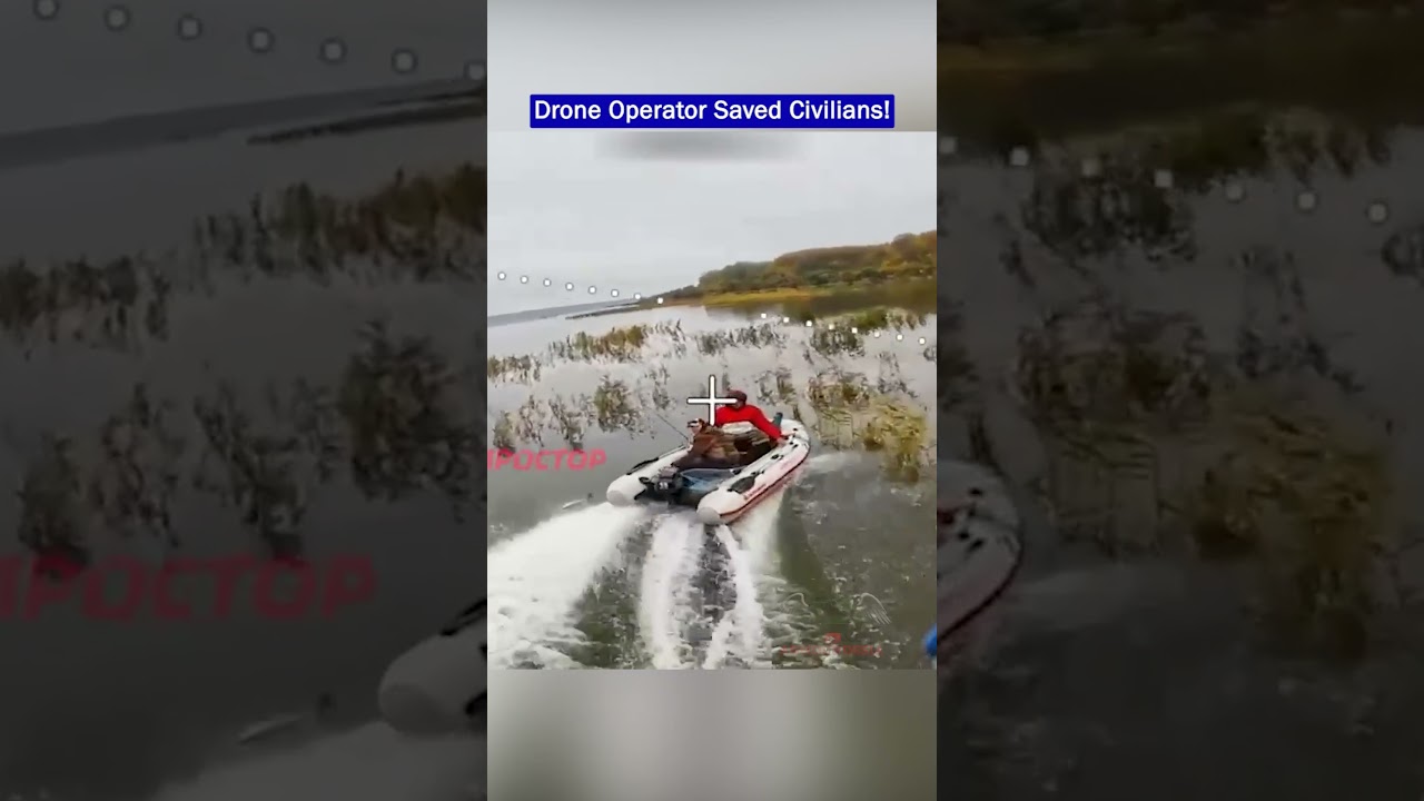 Drone Operator Saves Fishing Civilians at the Last Second!