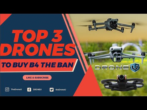 Top 3 des drones DJI à acheter avant l'INTERDICTION !