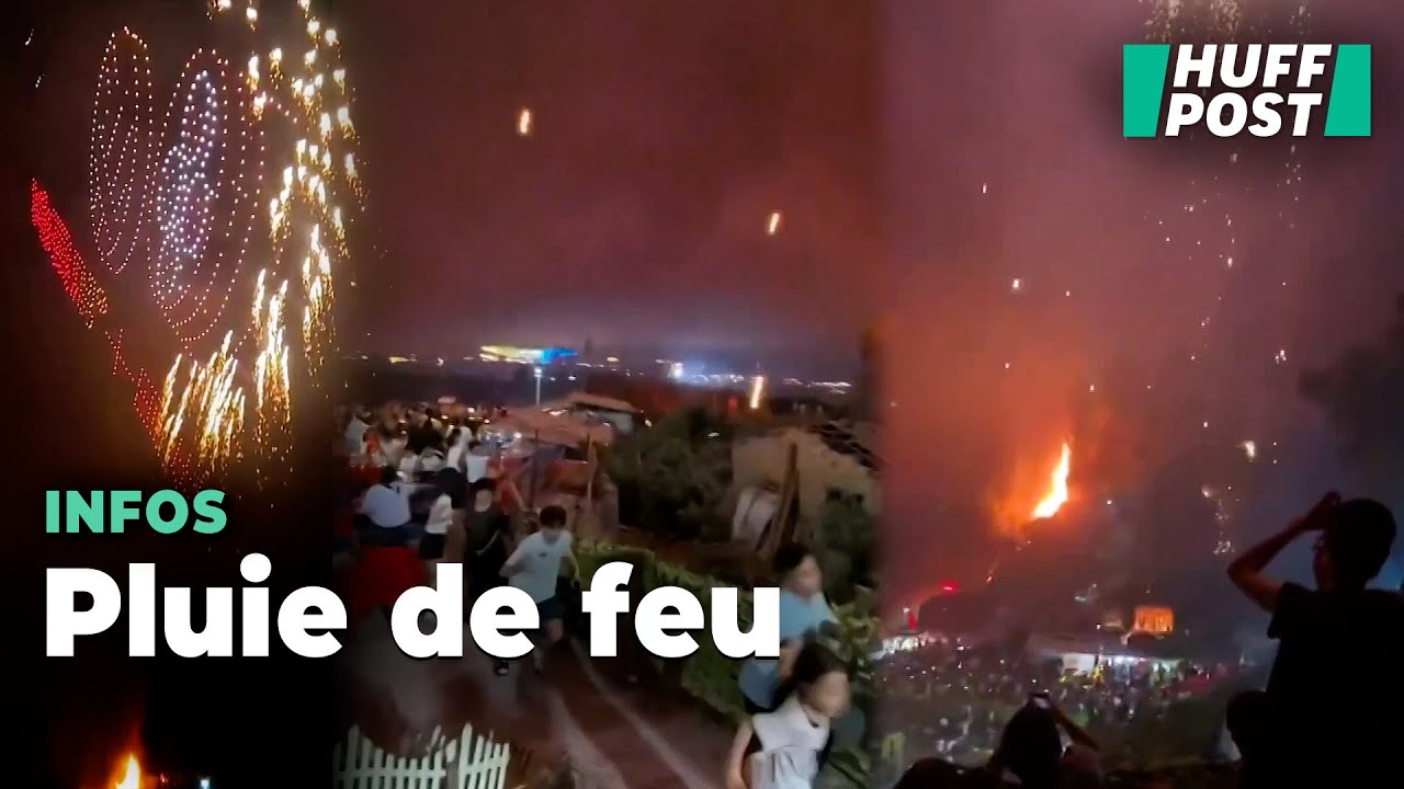 Un spectacle de drones en Chine se transforme en pluie de feu et provoque la panique