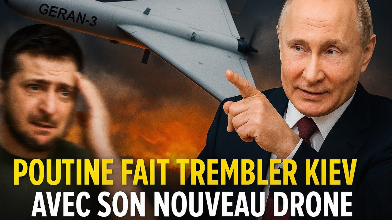 🛑 Poutine fait trembler Kiev avec ce nouveau drone Geran-3 !