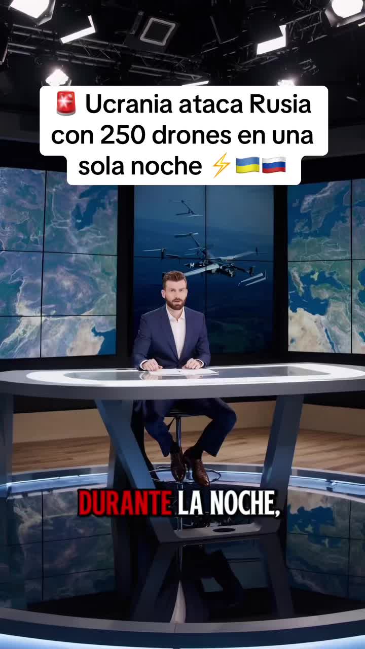 La Russie dénonce la plus grande attaque de drone depuis le début de la guerre. Explosion