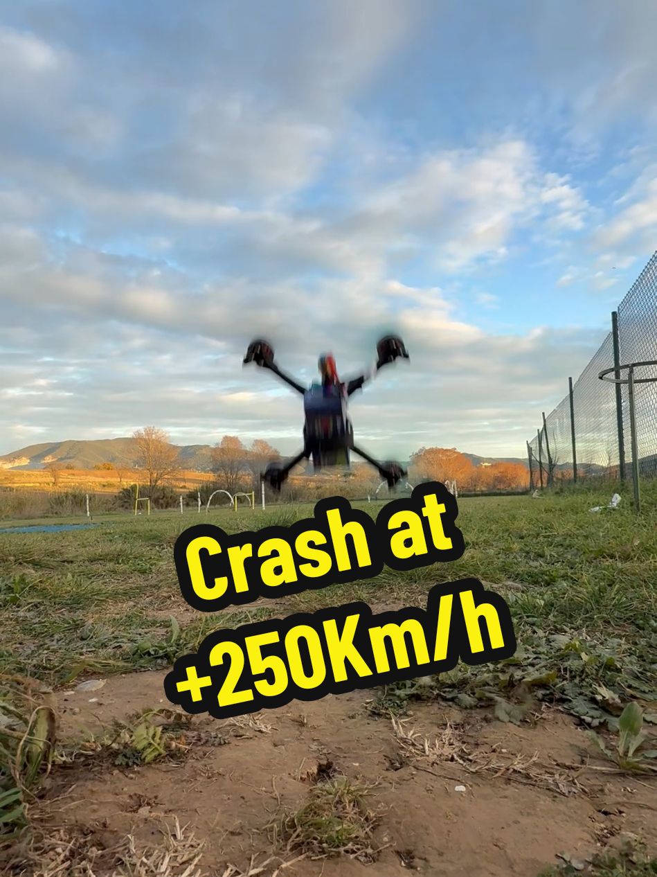 Crash à +250km/h