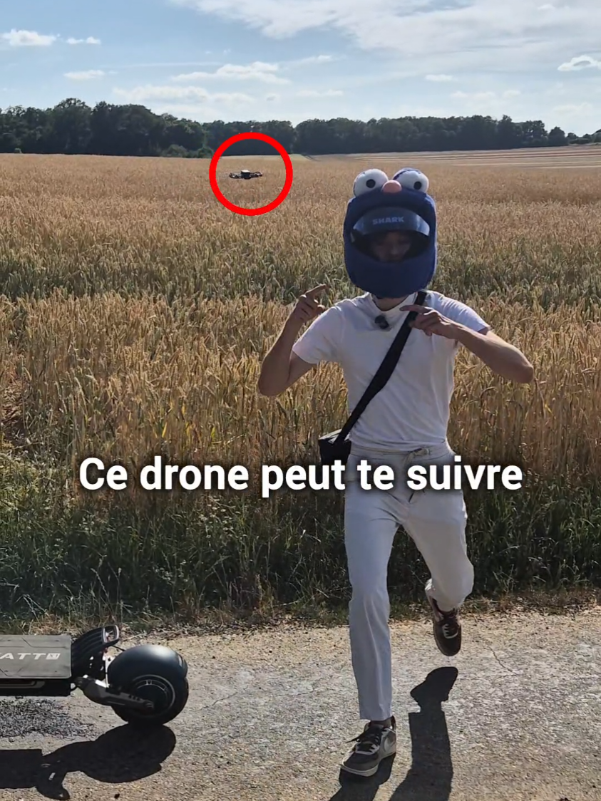 *collaboration commerciale* Ce drone peut te suivre automatiquement jusqu'à 60