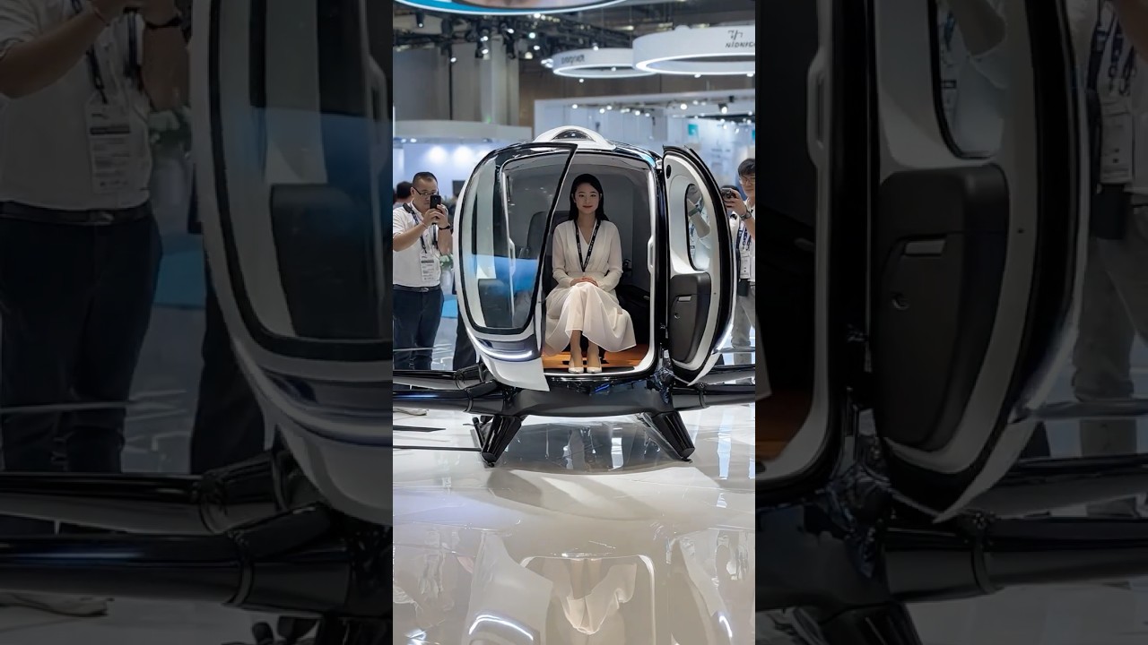 2025 Robot Expo: New AI Passenger Drone Flight Test #drone #robotics #expo