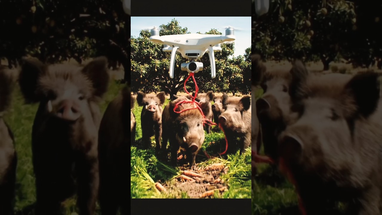 Drone Snare in Carrot Field #dronefootage #caughtoncamara #wildlife #wildliferescue #villagelife