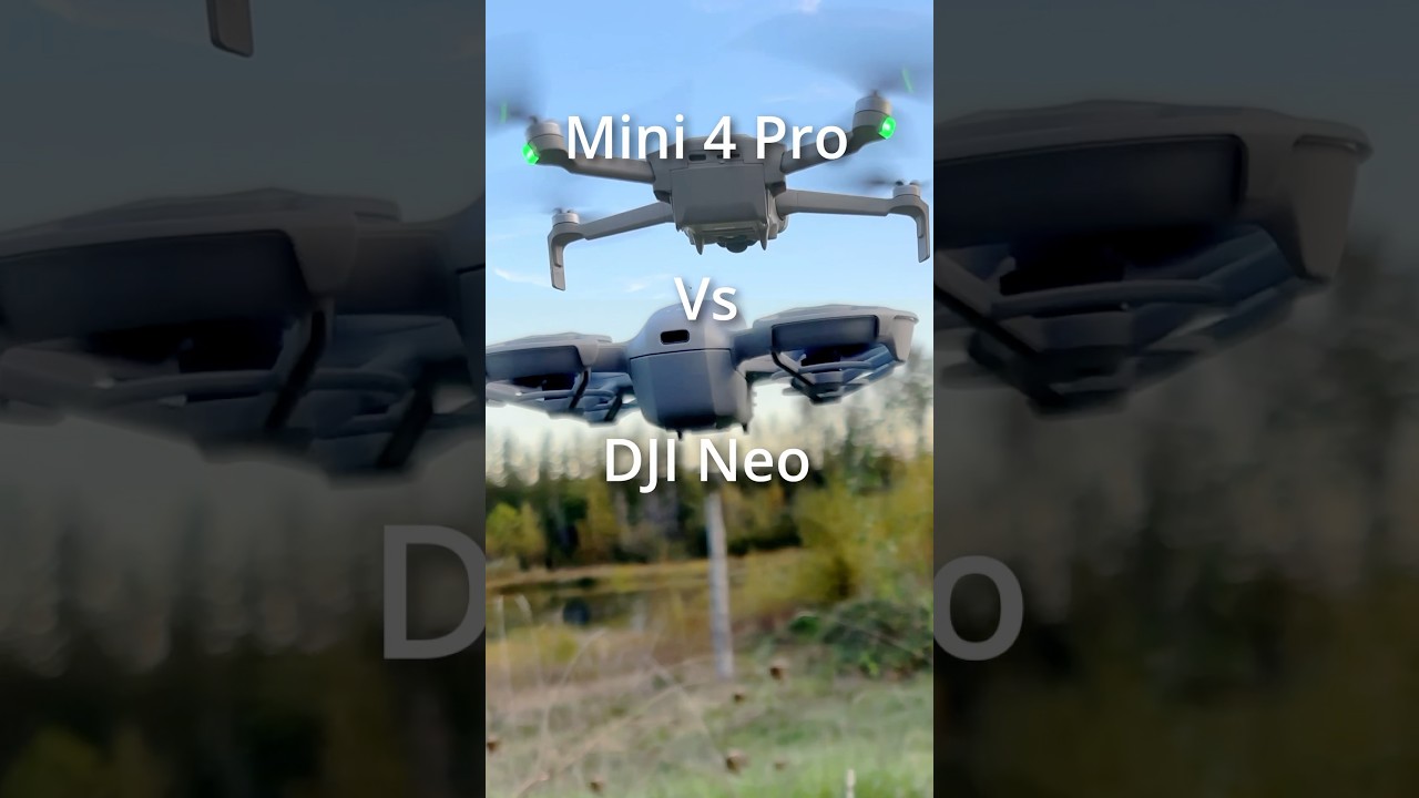 🔥Incredible Camera: DJI Neo vs Mini 4 Pro! 🚀#dji #drone #viralshorts