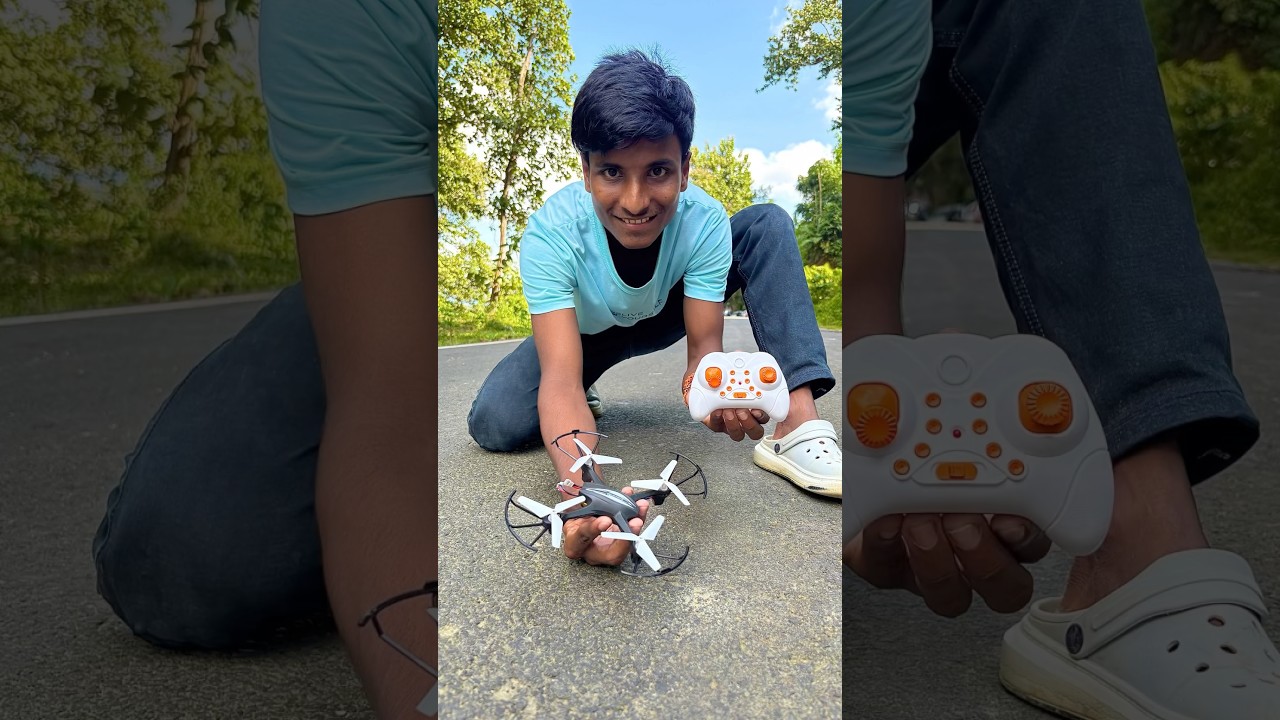 My New Mini Drone Unboxing & Tasting 😍