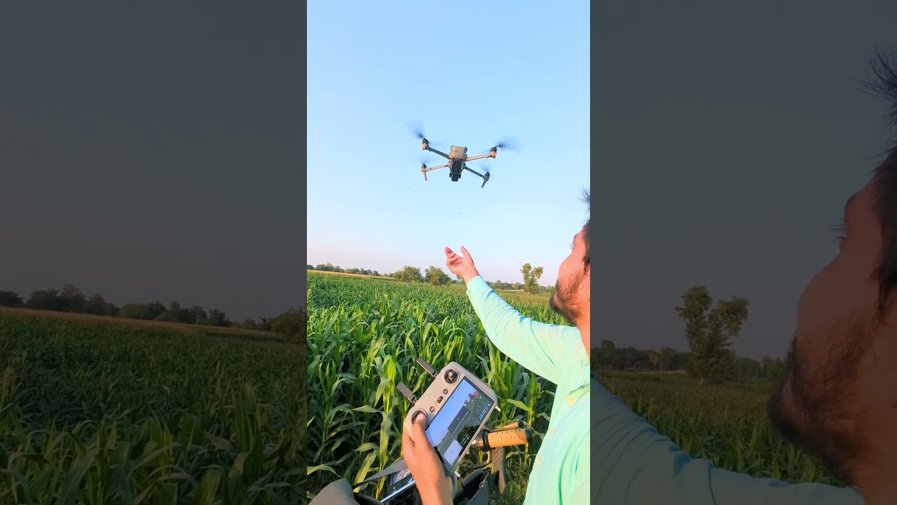 dji air 3s drone landing #viralshorts #shorts #100k #short #subcribe #drone