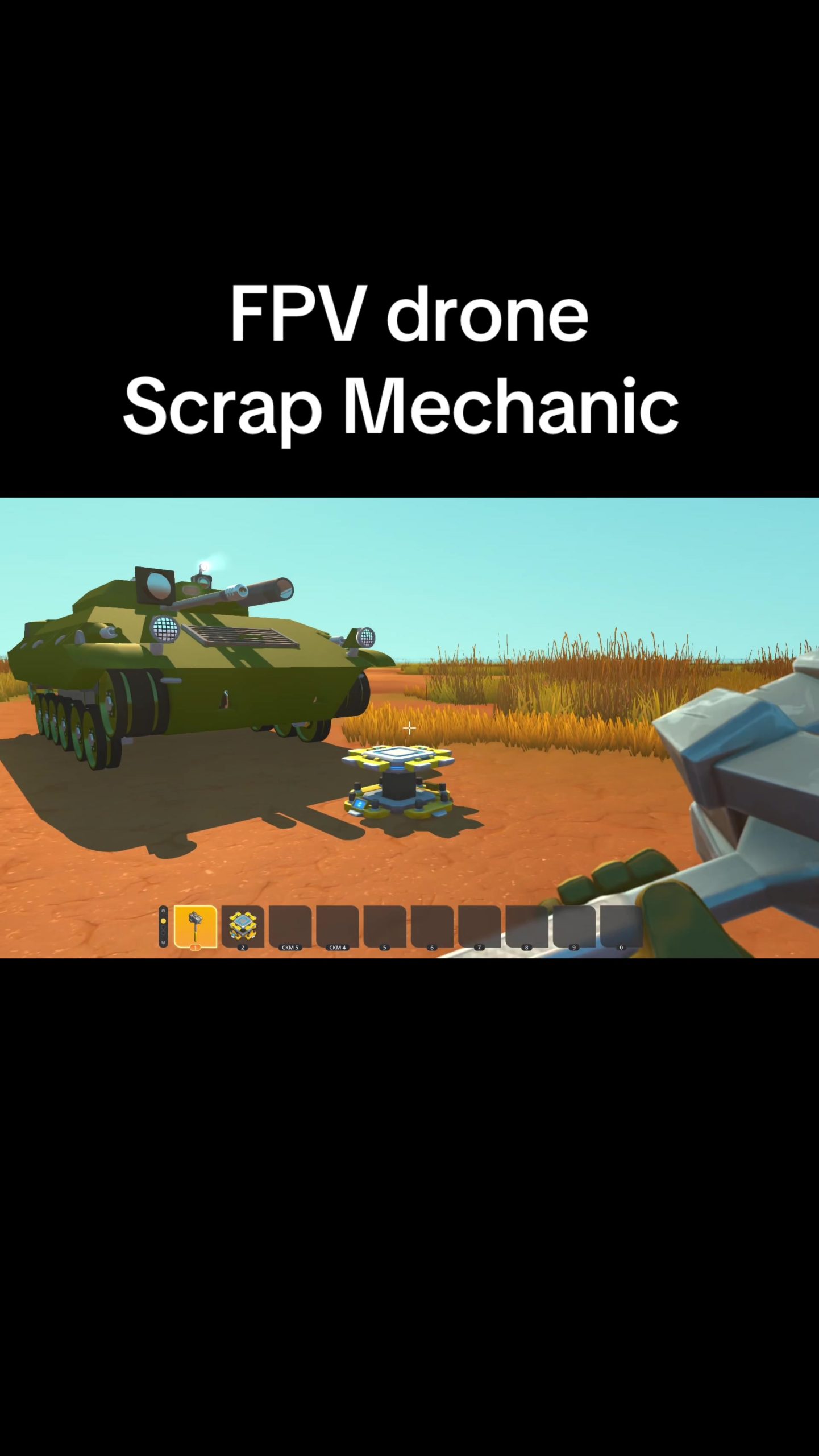 Drone FPV en mécanicien de ferraille