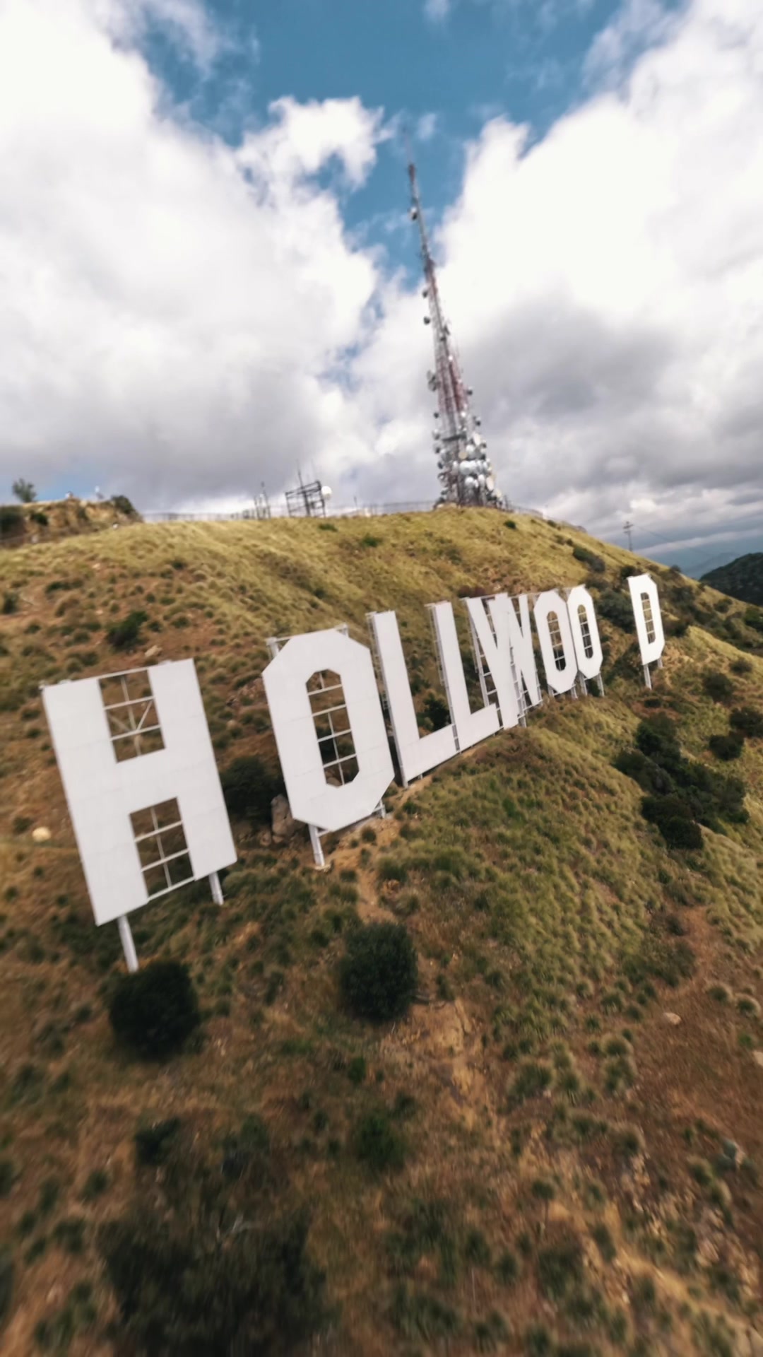 Place rapide du panneau Hollywood