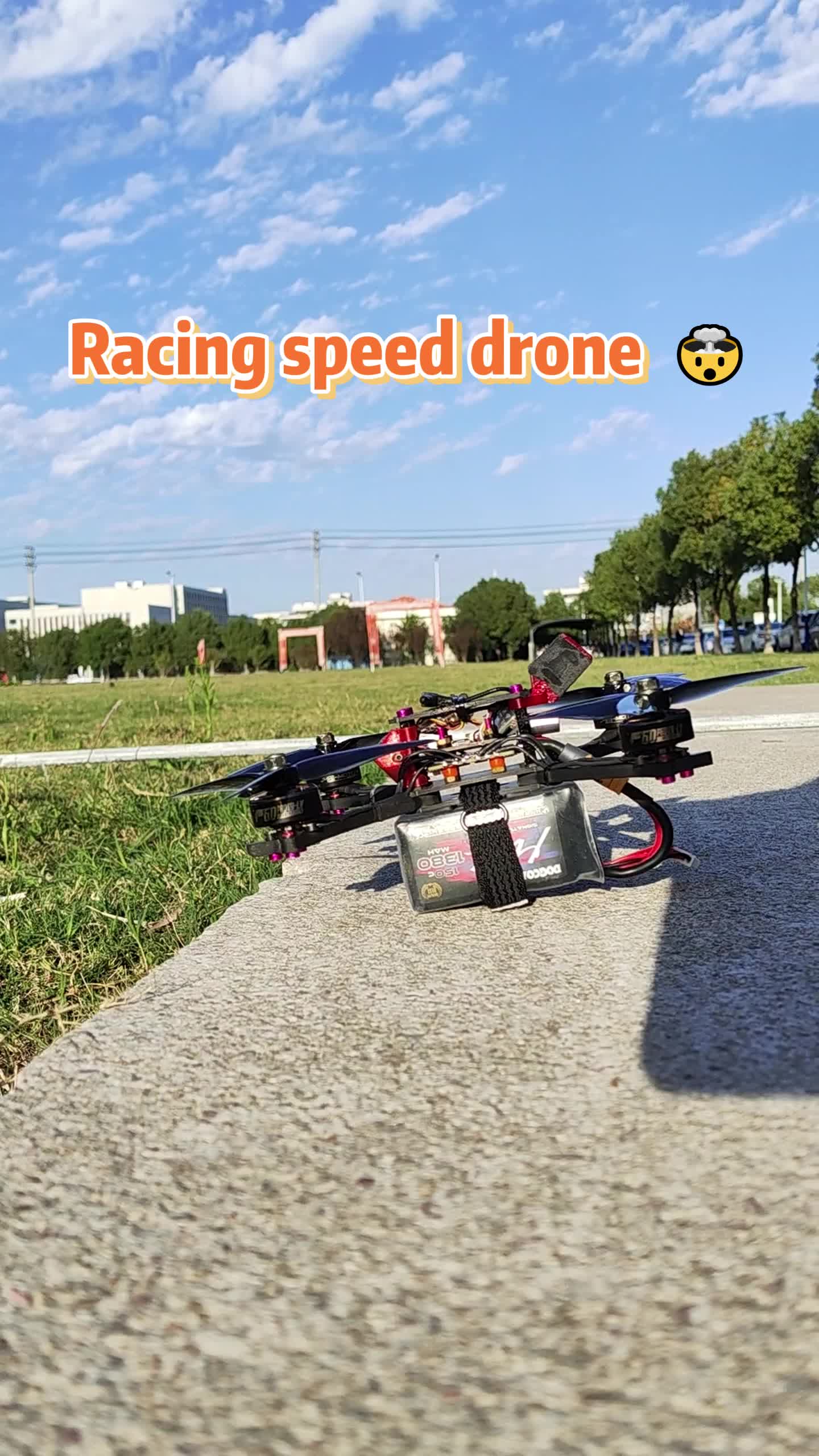 Drone de vitesse de course Mode de contrôle de lancement activé Alimentation du moteur T F60 Pro V t