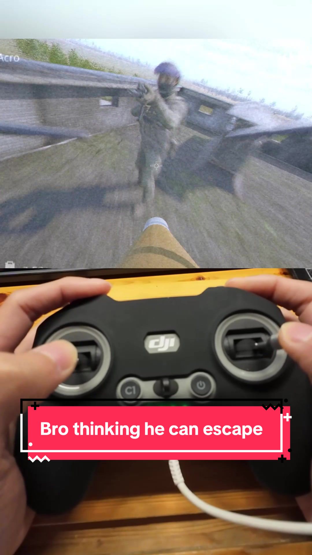 Mon frère pense qu'il peut s'échapper…