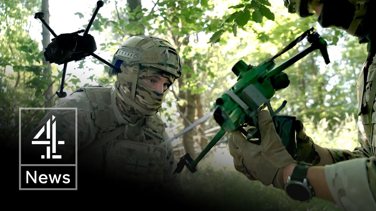 Ukraine army teaches UK soldiers in drone combat skills