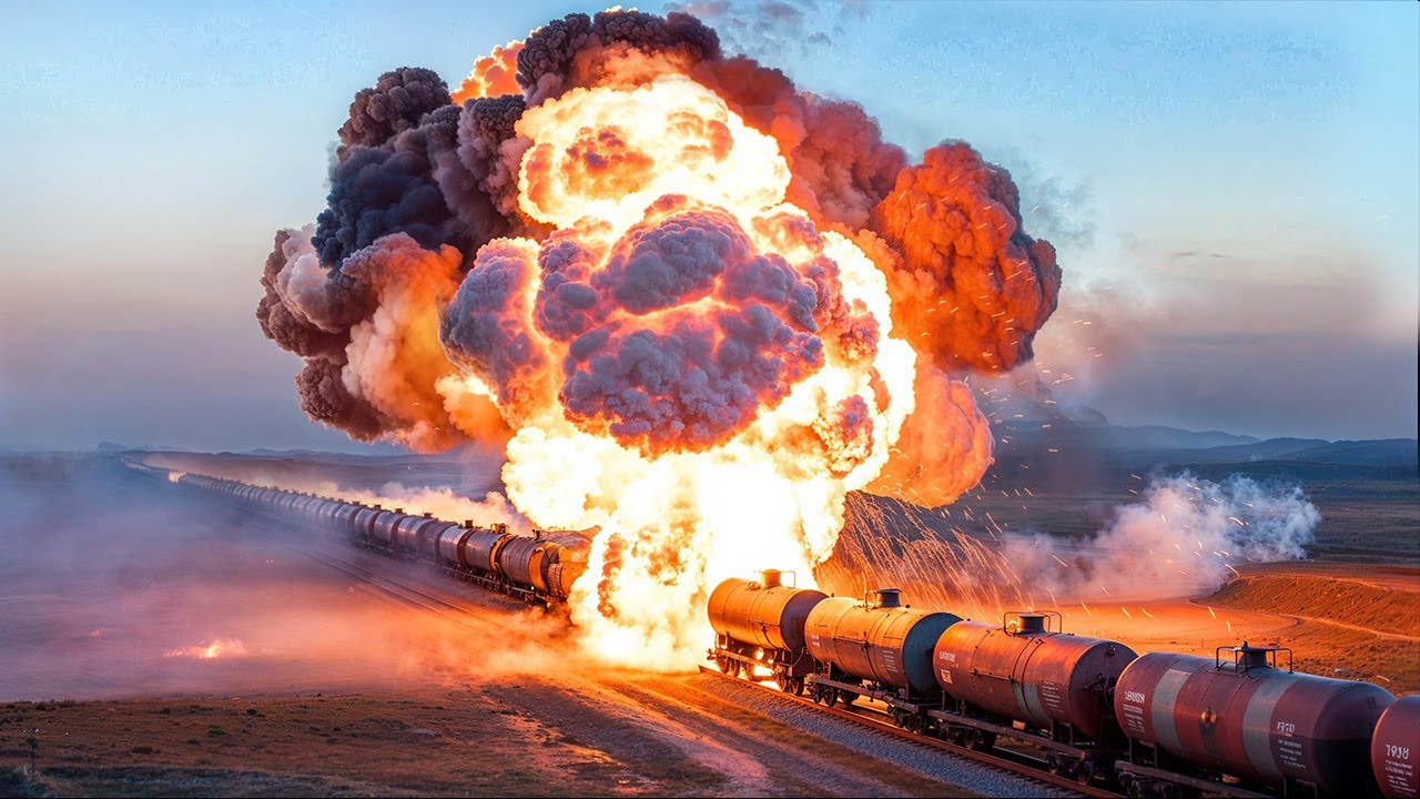 Ukrainian Drones STRIKE Russian Train - Then THIS Happened...