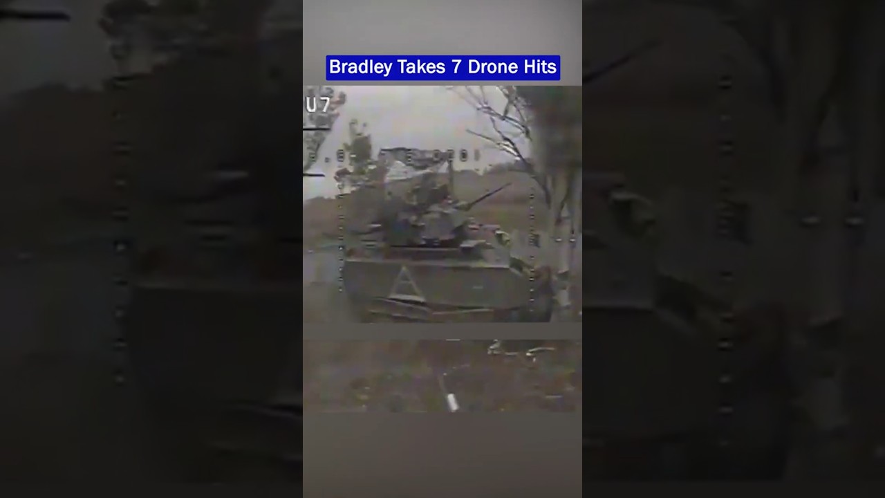 Bradley Takes 7 Drone Hits Before Going Down!