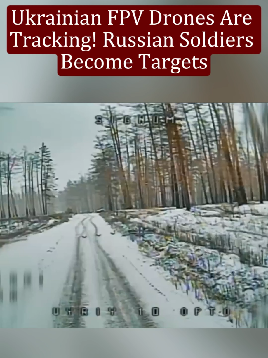 Les drones FPV ukrainiens suivent ! Les soldats russes deviennent des cibles