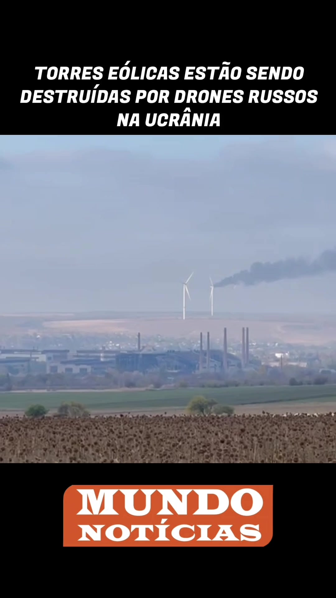 Les tours éoliennes ukrainiennes sont détruites par des drones russes