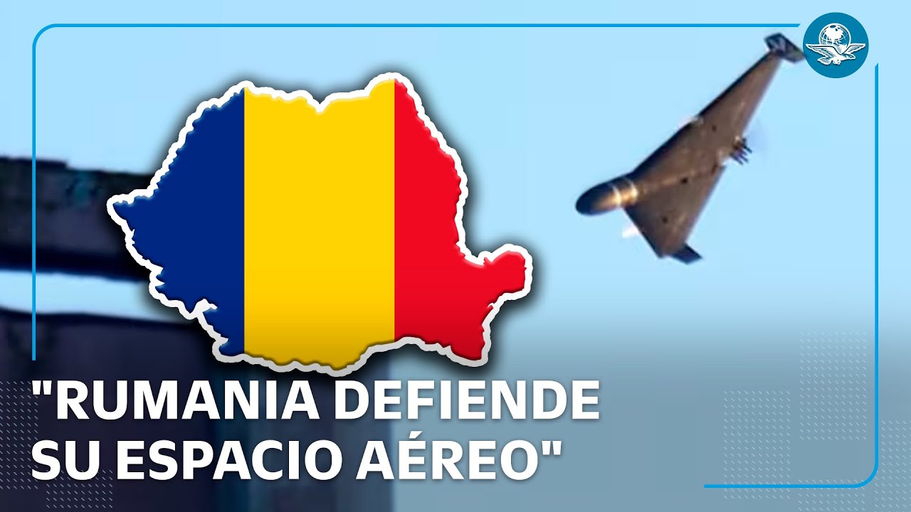 Dron ruso provoca alerta en Rumania tras invadir espacio aéreo