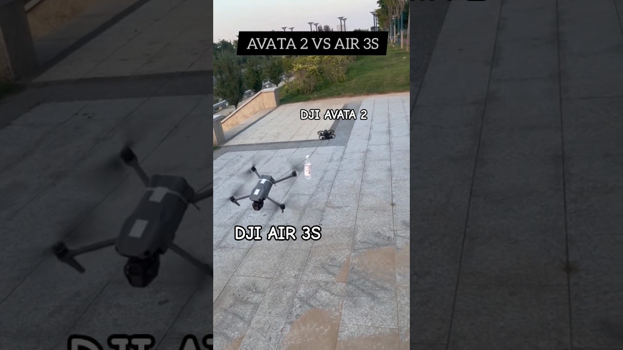 DJI Avata 2 Vs DJI Air 3S Drone Fight 🥵🔥 #dji #drone #shorts #shortsfeed #viralshorts #youtubeshorts