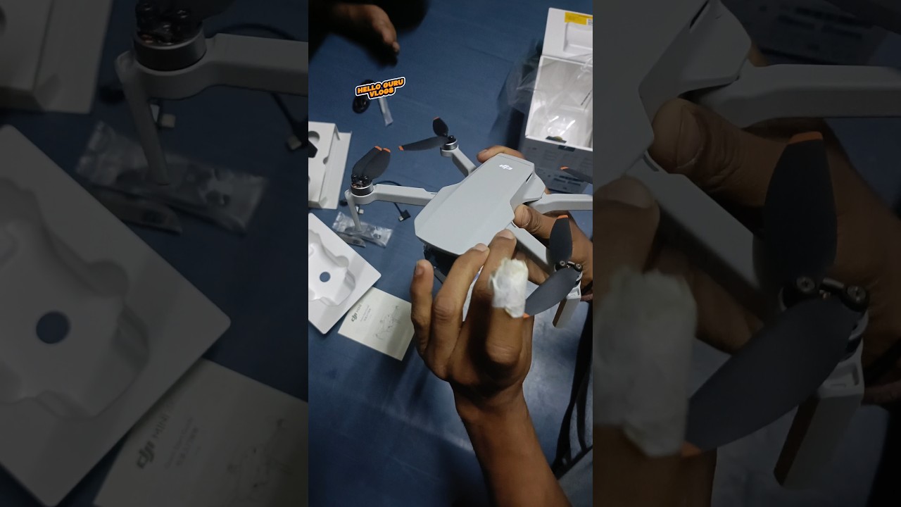 Dji mini 4k drone unboxing Telugu in Dubai #trending #djimini2 #dji #djidrone #viralshorts #dubai