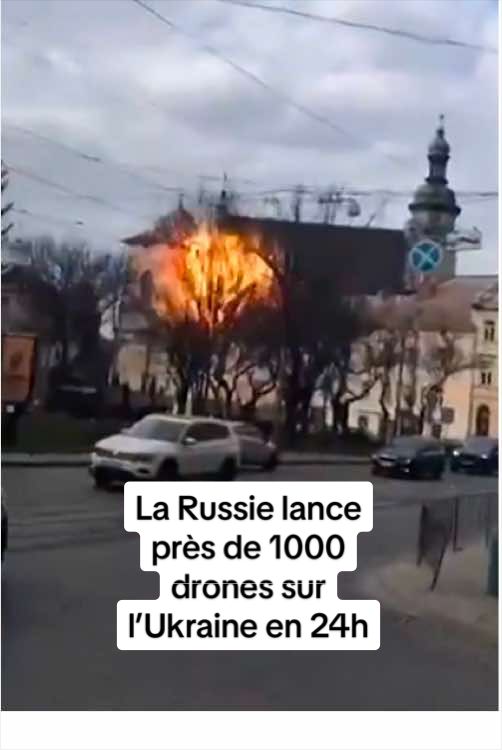 1000 drones. C'est l'arsenal lancé par la Russie contre l’Ukraine en moins de 2