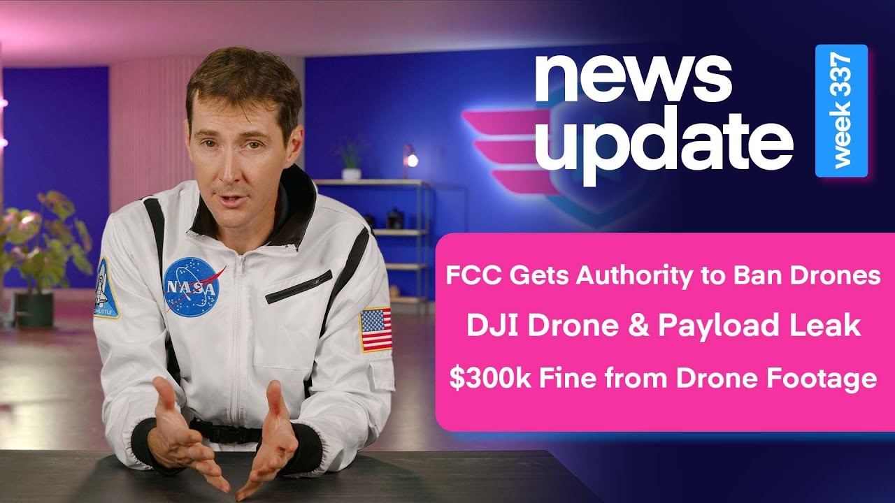 Actualités drones : La FCC obtient l’autorisation d’interdire les drones, fuite de données concer...