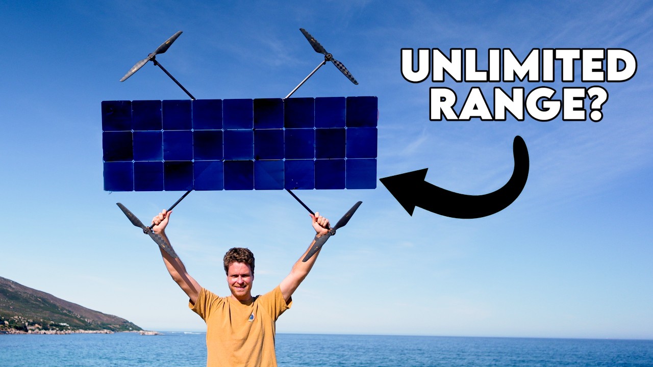 J'ai construit un drone 100% solaire qui vole réellement !